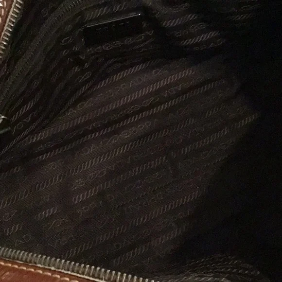 COA❣️❣️Vintage Prada Stampata Grana Pagelia Old Bowler Bag with COA - Picture 12 of 14